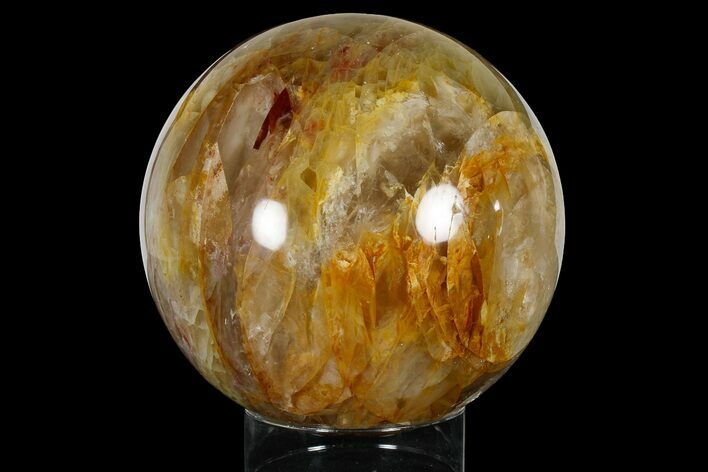 Beautiful, Polished Hematoid Quartz Sphere #177298